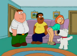fyeahpantyshotcartoons:  Lois Griffin from the Family Guy episode “The Cleveland-Loretta Quagmire”. Probably the best panty shot she’s had in the entire show.