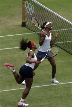 Serena &amp; Venus — 2012 Olympic Women’s Doubles Tennis champions Associated Press photo