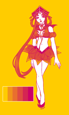 kittycatkissu:  Limited Palette Sailor Kakyuu    I want to be her for an upcoming rave, maybe EDC if i go though doubtful.