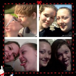My boyfriend and my best friends! Happy bff day! :) #bestfriendday #boyfriend #katie #marika #samantha  (Taken with Instagram)