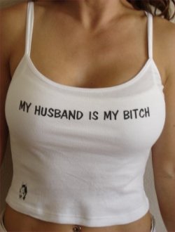 subtowife:  I wish i had the balls to buy this for my wifeâ€¦   Yeah, Wendy definitely needs this shirt.Â  