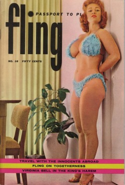 Virginia Bell adorns the cover of the 16th issue of ‘FLING’ magazine..