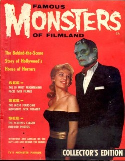 funnster:  Early covers of Famous Monsters of Filmland, early 1960s. 