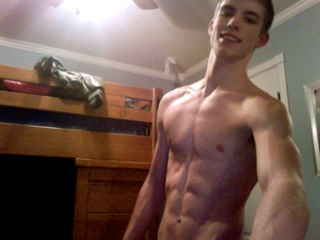 Muscle boy nude tan lines