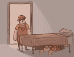 parallelpie:  Damn sniper is camping underneath mah bed 