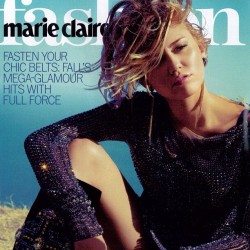 Miley Cyrus, Marie Claire Cover, Wearing Kanye West.
