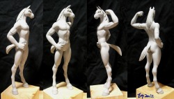 Horse figure update - by equus a pretty nicely sculpted anthro bod