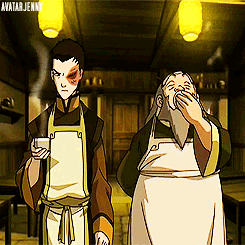 fallingloki:  #’how could a member of my own family’#iroh your family consists of ozai the terrible and azula the crazy#but zuko saying tea is hot leaf juice is where you draw the line 