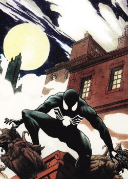 jthenr-comics-vault:  Black Suit Spidey 