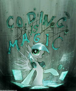 Coding is Magic Commission for http://magic3w.deviantart.com/ for his website project http://www.magic3w.com/es/home