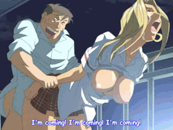 Forced hentai blonde