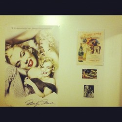 The start of my #kitchen wall #vintage #ads  (Taken with Instagram)