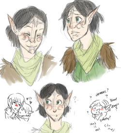 I GAVE UPPP so I sketched some merrill heads ; v ; (its fun to draw merrill adgadgaaf♥) marian omfg stop being hard to draw 