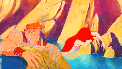 theorginalmiddlechild:  petitetiaras:  Ariel and Herc are technically cousins.  Oh yeah that’s right