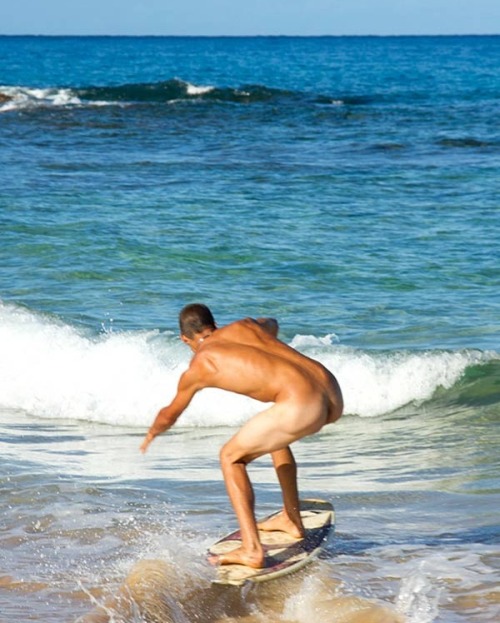 Hawaiian nude male surfers naked