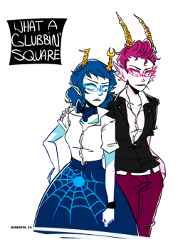robopolis:  priichu: Wow, can you believe that guy? what a glubbin’ square   Well, I was gonna draw cronus but then it just became sassy girlfriends 