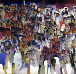 amare-habeo:  Aristarkh Lentulov (1882-1943) - Moscow, 1913 Oil on canvas The State Tretyakov gallery, Moscow, Russia 