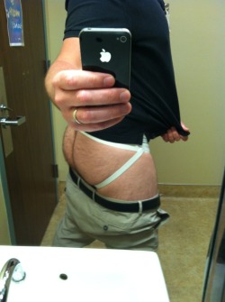 fuckyeahjockstraps:  Oh! Love that hairy jocked ass! Thanks for the submit ;) 