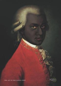siddharthasmama:  wr-th:  This is what Mozart actually looks like. The image was found in a radio station in Belgium. Fact - the Moors (Black people) brought Classical Music to Europe. You’re welcome.  Not only that but when you read the REAL bios of