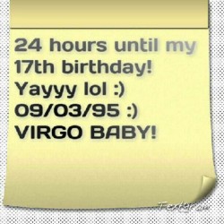 Whoo hoo #virgo :)&lt;3 (Taken with Instagram)