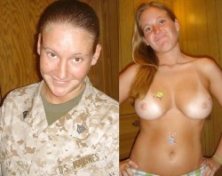 militarygirls4u:  Marine girl topless
