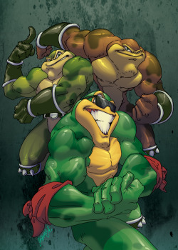 ntnparasox:  http://thechamba.deviantart.com/    Rash: the cool dude Zits: the smart one Pimple: the big brute  So 90&rsquo;s.