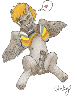 mellodusknsfw:  For Braeburned~ It’s his OC, Umber! I drew him this picture a while back, but was too shy to submit it to him. I hope I can do this right, I’m not too familiar with tumblr yet. &gt;u&lt;  ooooh my gosh the face is so PRECIOUS AAA gosh