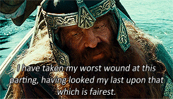 mercy-misrule:  10followedfelagund:  nimrodels-deactivated20130224: The Lord of the Rings Meme | ten scenes (2/10) Farewell to Lórien.   This is my favorite fucking scene.  If you’ve read the Silmarillion, you know who Fëanor was. If you don’t,