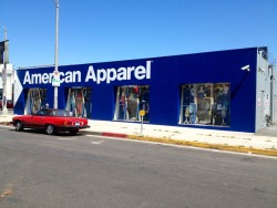 americanapparel:  Our store on Melrose in Los Angeles, California.