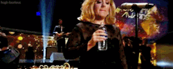 adelesadkins:   Adele before performing live “Rolling in the deep” at The 54th Annual Grammy Awards. 