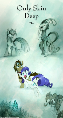 Commission for http://loyal2luna.deviantart.com/ Cover art of another chapter of her Doctor Whooves fanfic