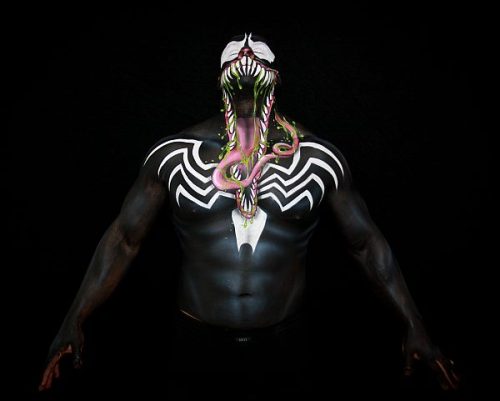Awesome venom cosplay
