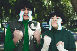 whitepool:  lovecakesss-deactivated20121107: My sister and husband cosplaying Gai Sensei &amp; Rock Lee  perfection has no other form 