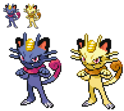 weavile and meowth
