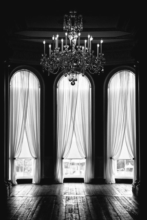 black window curtains | Tumblr