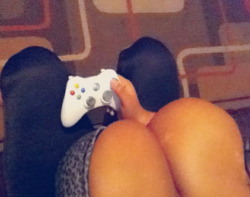 steeledspyked:  thebrasizequestion:  42F  Whats hotter her boobs or the fact she plays xbox lmao