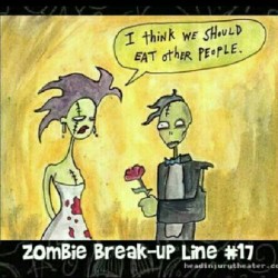 melyza80:  “I don’t know what #TheWalkingDead is.” —What?! Sorry, I can’t date you! #Zombies (Taken with Instagram)  Wow, really?