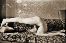 antique-erotic:  Sir, that is a mightily impressive display of flexibility!  