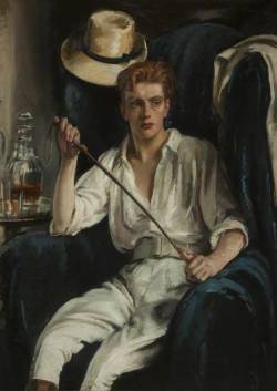 blastedheath:  William Bruce Ellis Ranken (British, 1881-1941), The Young Polo Player, 1920. Oil on canvas, 128 x 101 cm. Blackburn Museum and Art Gallery, Blackburn, Lancashire. 