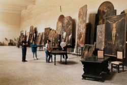 artpictural:  Thomas Struth the Art Restorers at San Lorenzo Maggiore, Naples, Italy.