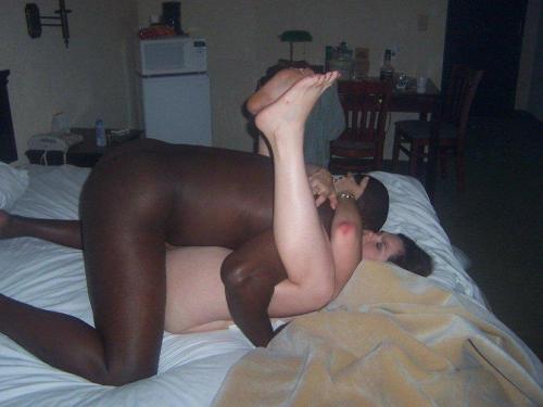 Interracial sex position