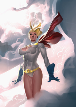 awyeahcomics:  Power Girl by Thony Silas 