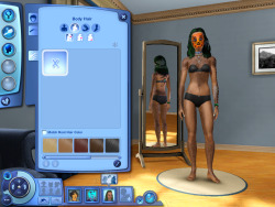 simsgonewrong:  I transformed her into her werewolf self, when suddenly…. 