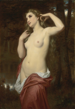 Hugues Merle (1823 - 1881) - The bather 