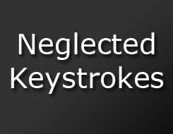 strangeharpy:  tranasphere:  Neglected keystrokes  Signs that I might work in the IT industry and/or write a lot include the fact that I have legitimately used all of these keys except scroll lock. :I 