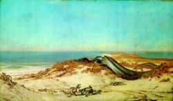 classic-art:  Lair of the Sea Serpent Elihu Vedder  This is the one I was really looking for to complement the Sphinx&hellip;