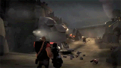 slendear:  actualpyro:  tf2gifs:  Just noticed an easter egg in Meet the Medic.   SCREAMS PYRO YOU LITTLE SHIT GET BACK IN THERE AND FIGHT LIKE A MAN OMG  my spirit animal 