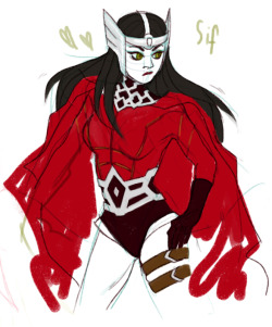 pinkmilkbutt:  quick doodle of sif, shes rad 