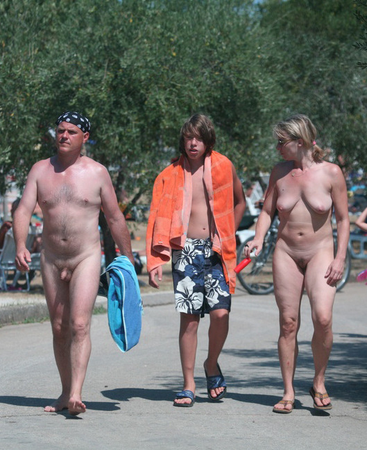 Family nudist nudism life