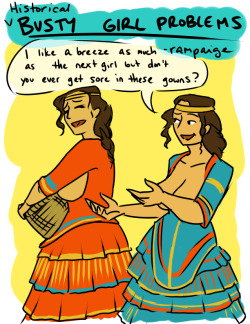 bustygirlcomics:  Min-ow-an Gowns.  The ancient Minoans were much smarter than you and I.